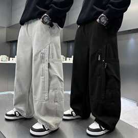 儿童装男童春装工装裤子2026新款春秋款中大童男孩春季休闲长裤潮