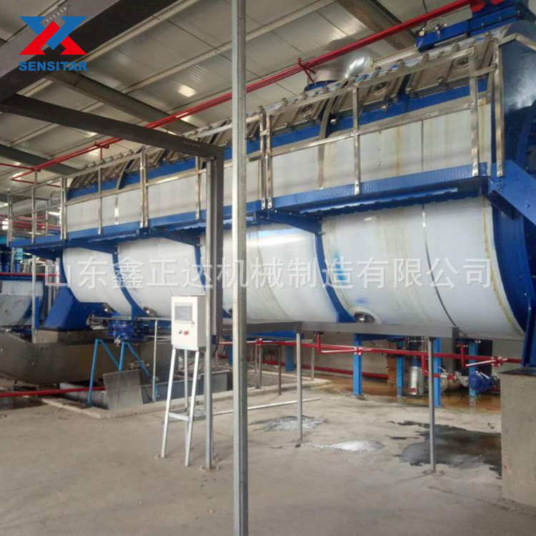 鑫正达动物脂肪榨油机鸡皮熬油锅牛脂肪炼油设备日处理100吨