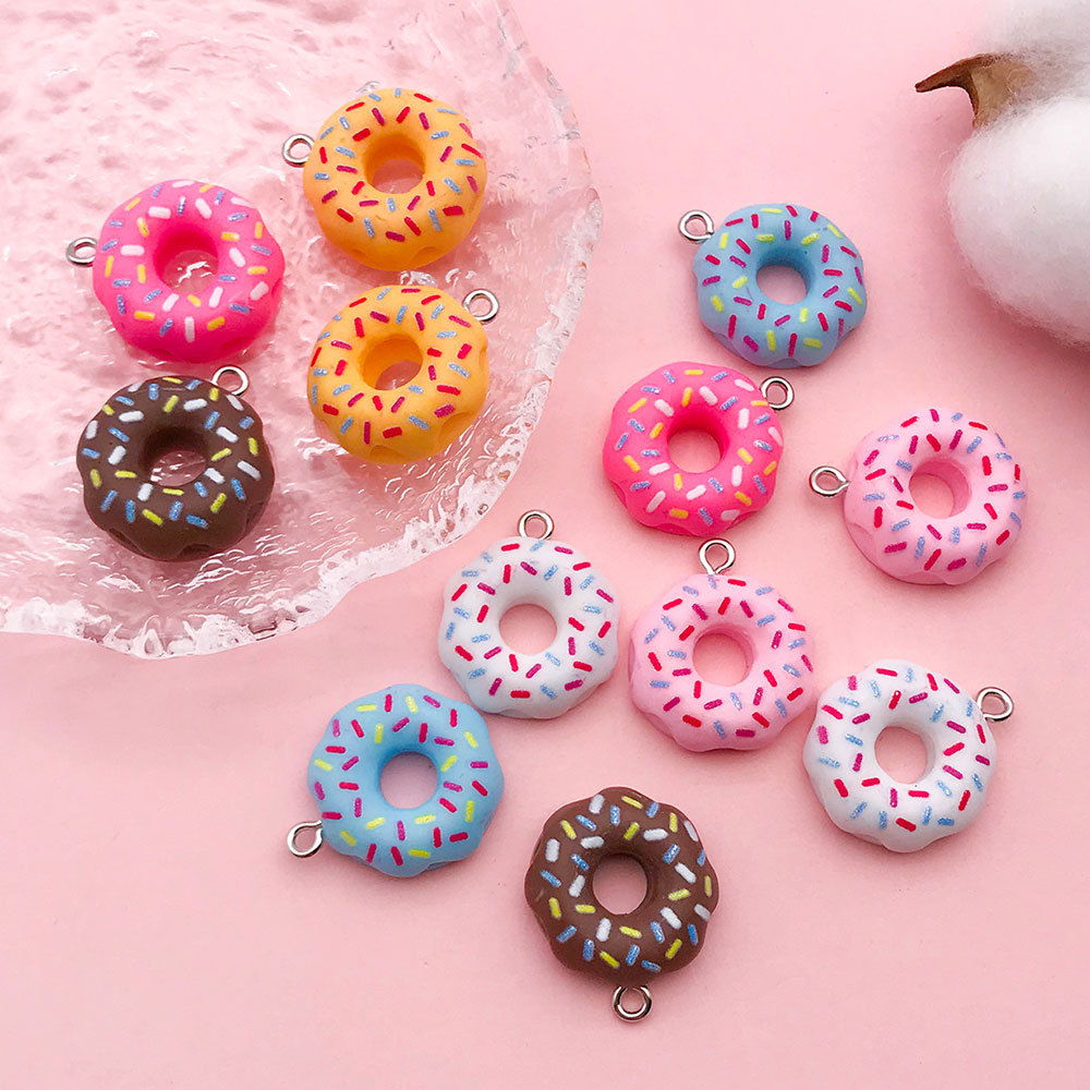 1 Piece Alloy Donuts Pendant display picture 1