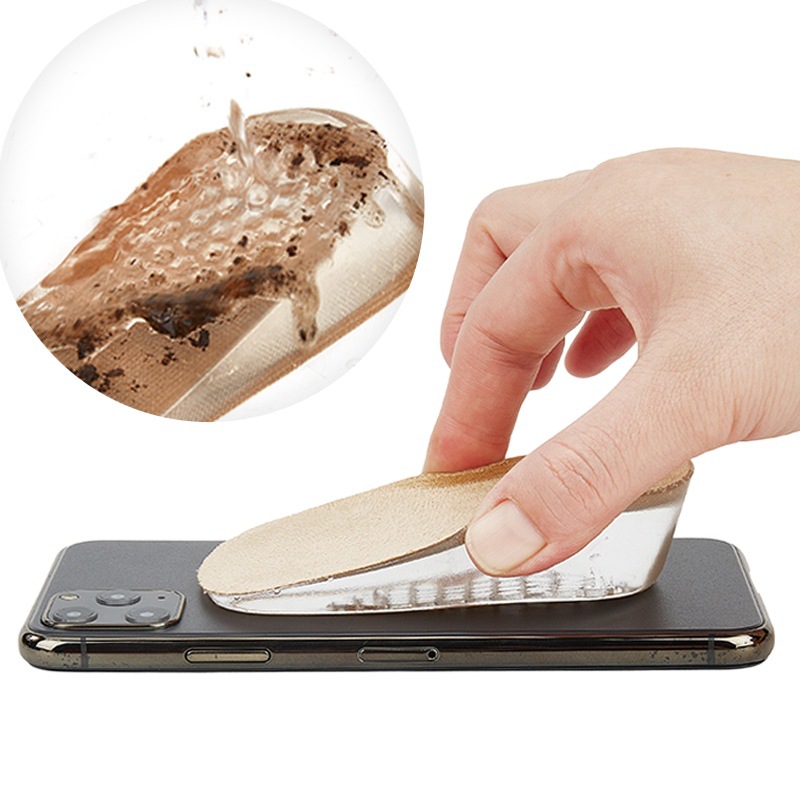 Height-Increasing Pads, Pu Insoles, Invisible Height-Increasing Heel Pads, Half-Size Insoles, Wholesale Height-Increasing Pads