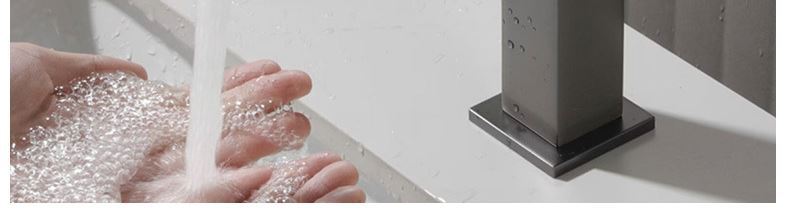 Household grey washbasin faucet, bathroom counter basin, washbasin, washbasin faucet manufacturer undefined