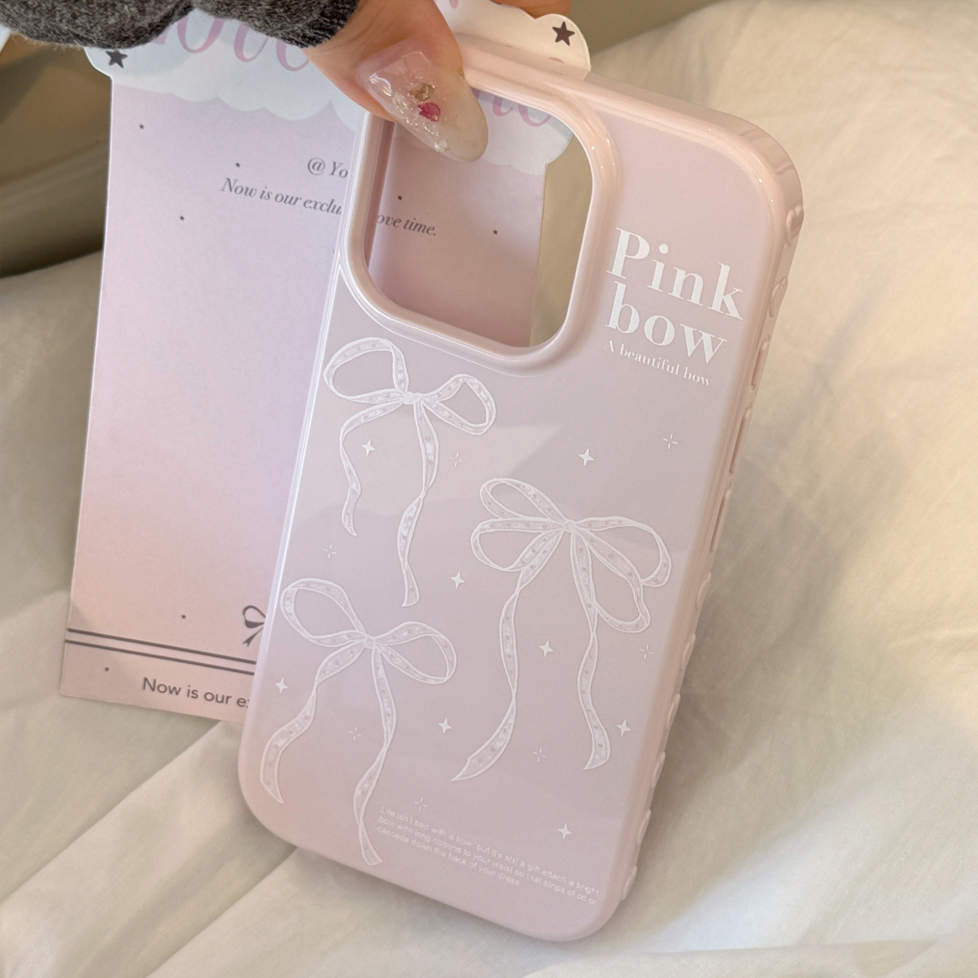 Coque De Téléphone À Nœud Ballet Pour Iphone Pro Max Plus_voghion.com