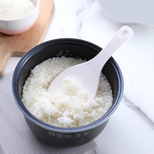 Simple style household plastic rice spoon, new kitchen non-stick rice spoon, household rice cooker rice spoon