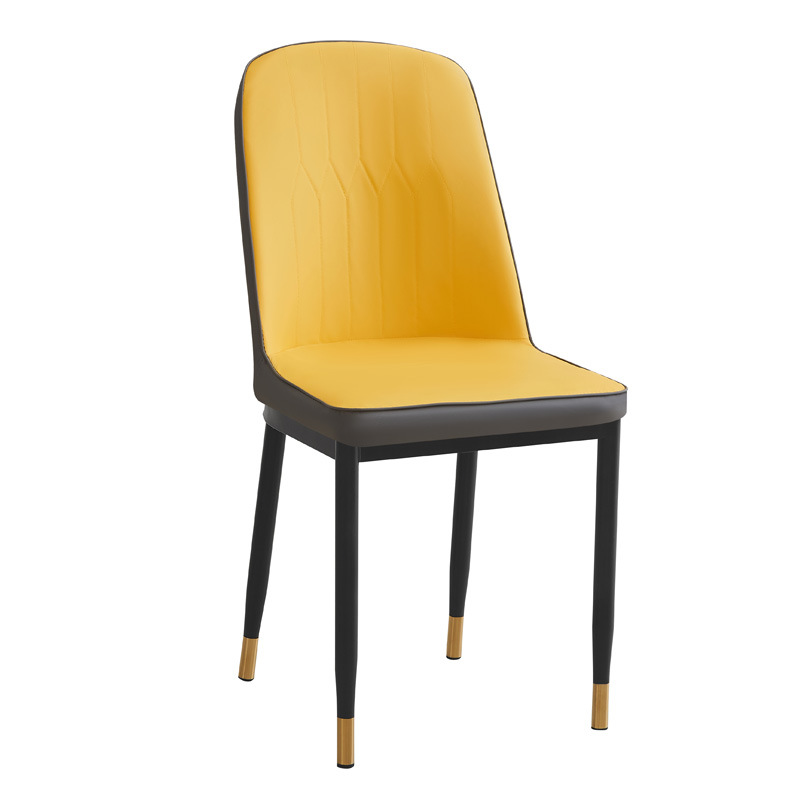 Silla de comedor de lujo ligera, taburetes domésticos, estilo nórdico simple, mesas y sillas de maquillaje en línea, restaurantes de hotel, mesas y sillas de comedor de hierro forjado
