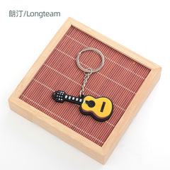 Creative musical instrument drum keychain folk electric classical guitar ukulele guzheng kalimba piano pendant peripherals