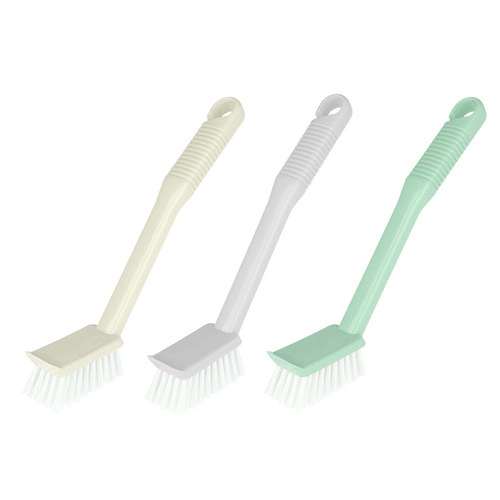 Revitalizing Long-handled Kitchen Brush SA109, Hangable Stove Top Cleaning Brush, Dish Washing Pot Scrubber