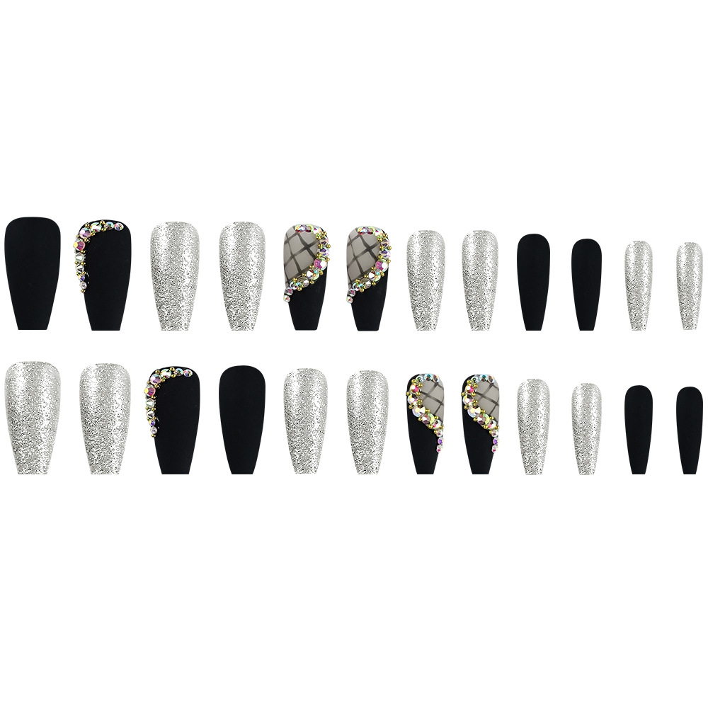 Uñas Postizas Adhesivas de 24 Piezas, Ultradelgado, Sin Marcas