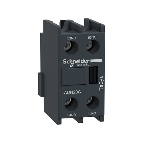 Schneider Contactor Auxiliary Contact LADN11C, Normally Open and Normally Closed AC Contactor Auxiliary Terminal