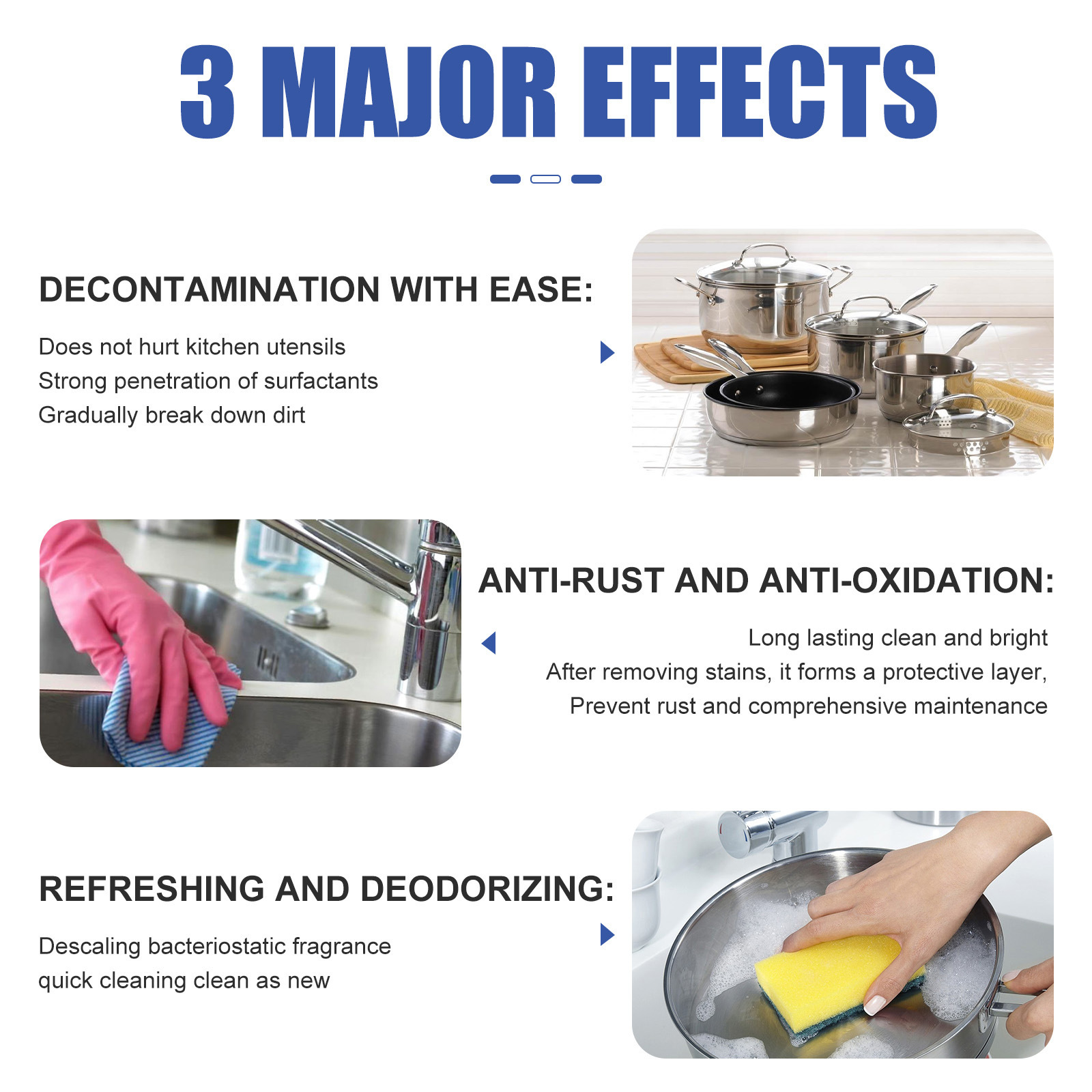 Jue-Fish Oil Stain Foam Cleaner Stove Range Hood Multi-purpose Heavy Oil Stain Foam Cleaner
