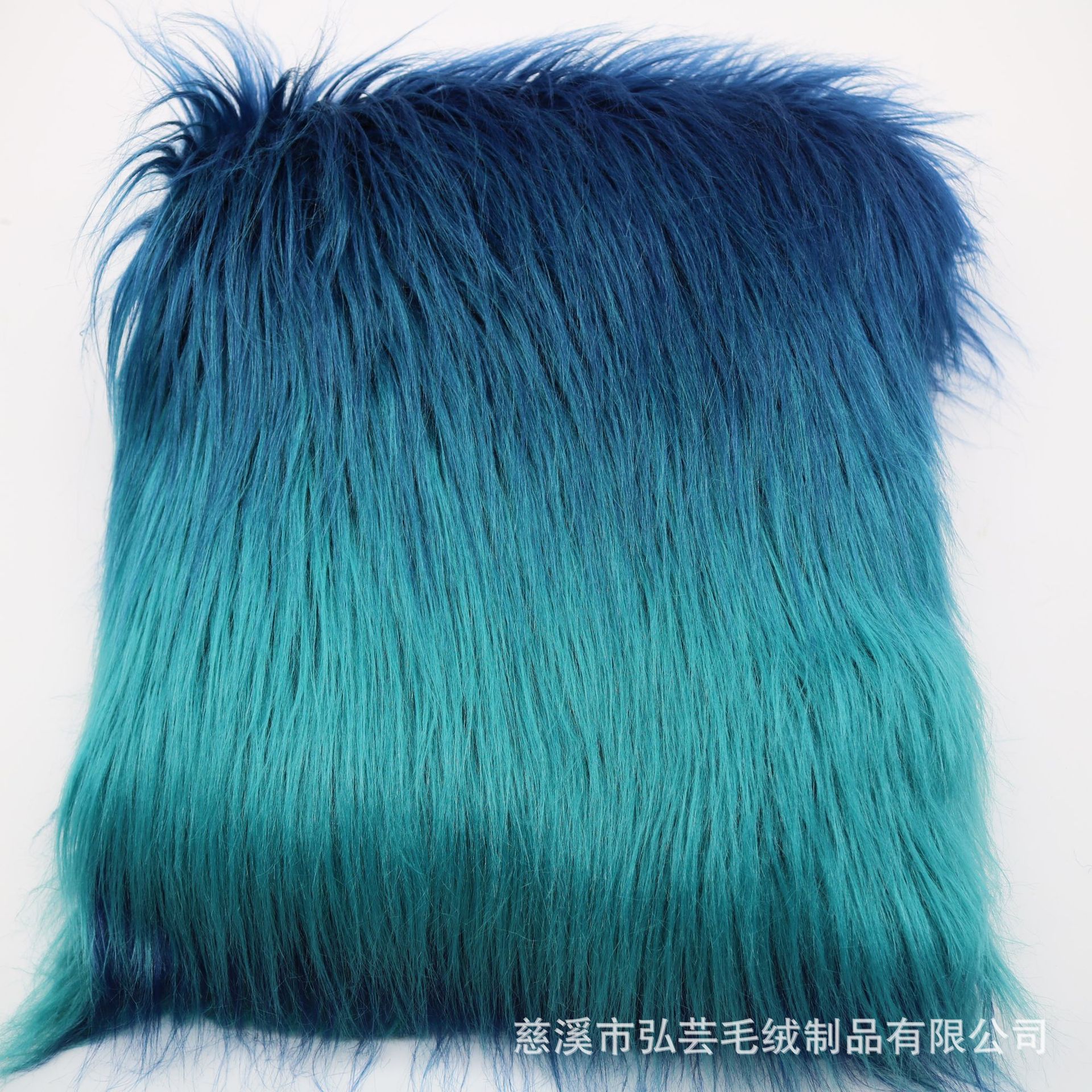 【供应】渐变提花长毛绒，双色提花，落水毛，萝卜丝，人造毛绒