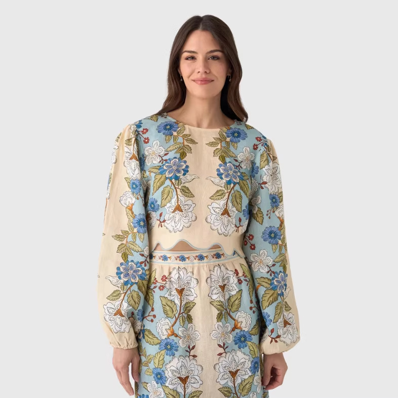 In-Stock 2026 Cross-Border Amazon Independent Site Same Style European and American Women's Dress Two-Piece Set Fashion Print Design In-Stock 2026 Cross-Border Amazon Independent Site Same Style European and American Women's Dress Two-Piece Set Fashion Print Design