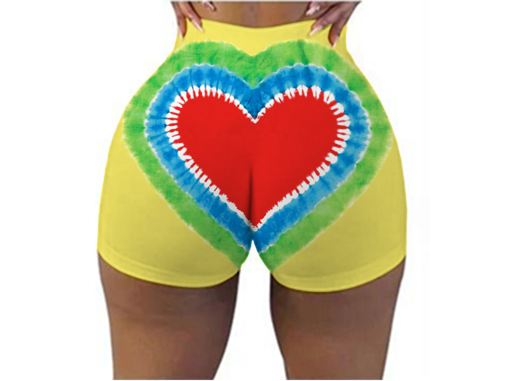 Pantalones cortos de cadera deportivos casuales de camuflaje con estampado digital europeo y americano, las mujeres pueden pedir una pieza