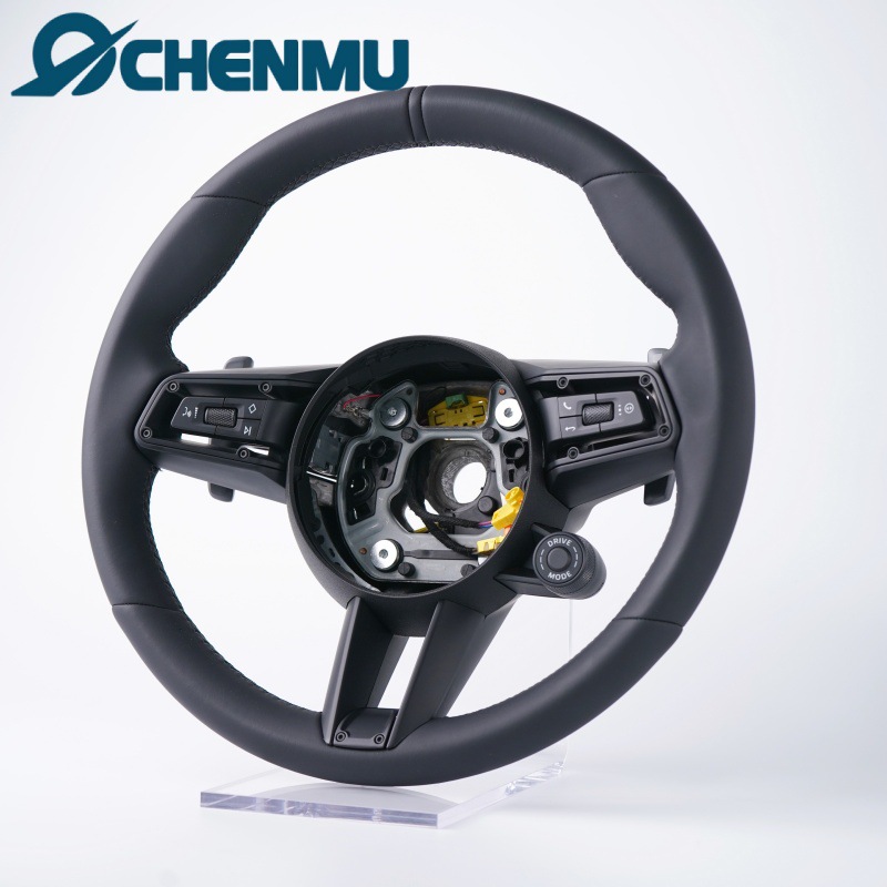 Suitable for Porsche Cayenne Panamera 992 Black Cayman 718 Boxster modified new steering wheel
