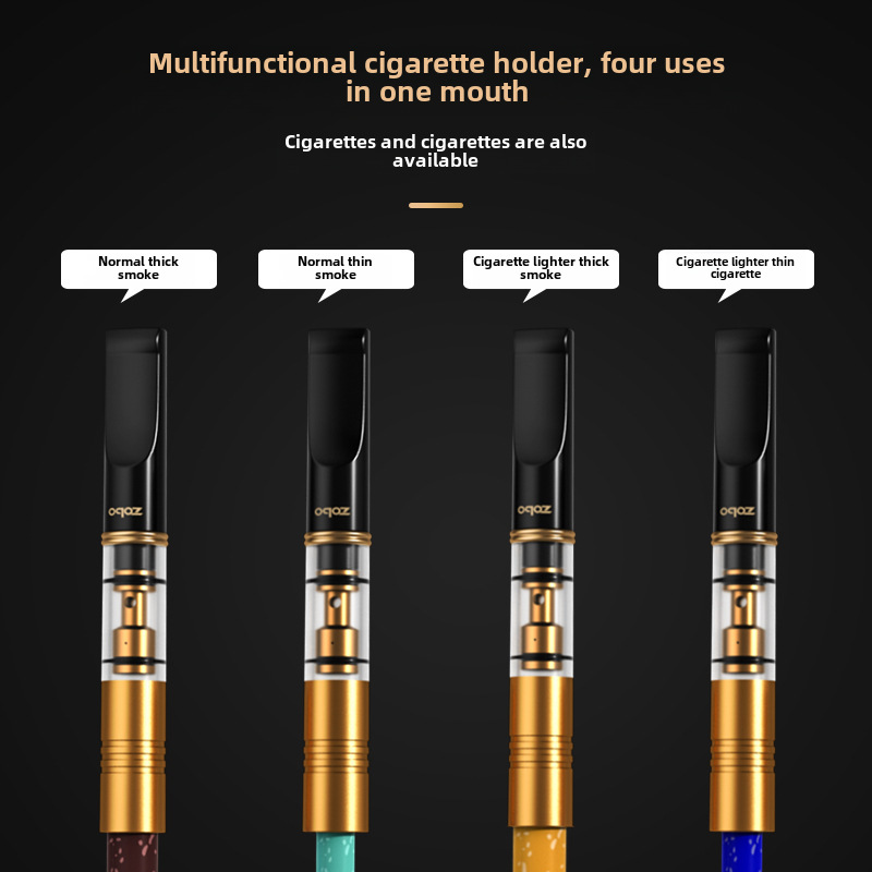 Zobo Original Recyclable Cigarette Smoke Filter with Washable Fine and Coarse Filters, Smoke Purifier, for Men