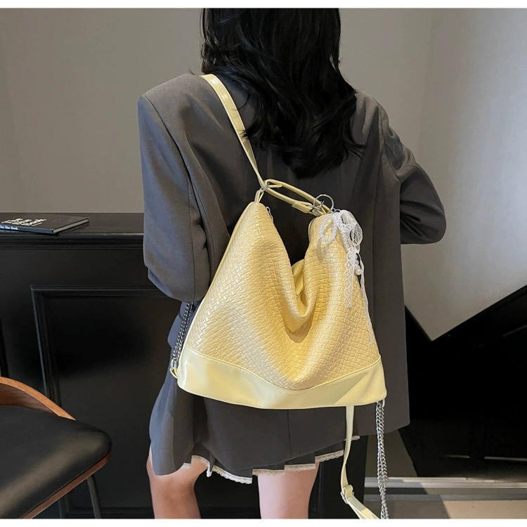 Summer capacious one-shoulder bag, shoulder bag, backpack