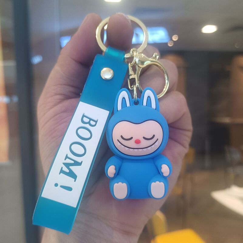 クリエイティブホットスタイルラブブキーホルダー漫画リトルシープペンダントおもちゃベビーグラバーかわいいキーチェーンリング卸売|undefined