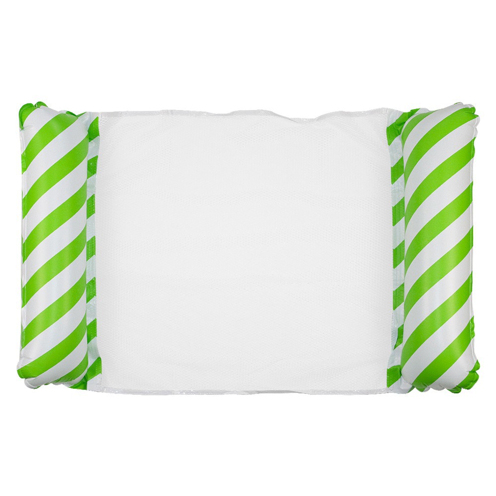 비스듬한 줄무늬가있는 두 개의 튜브 녹색 (공기 공급 실린더)