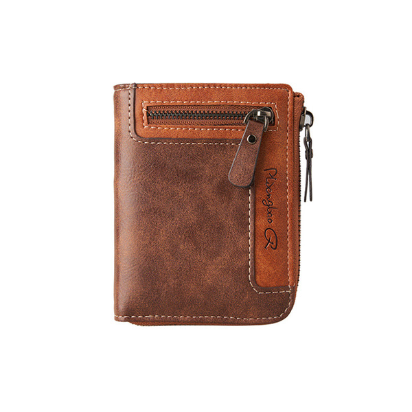 universal capacious casual retro wallet with zipper