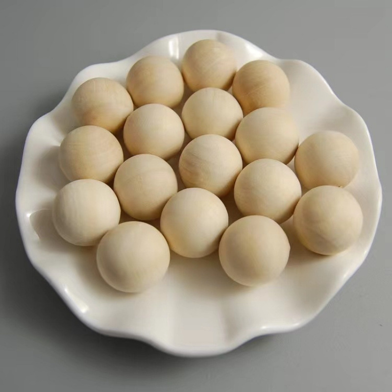 Wooden round beads