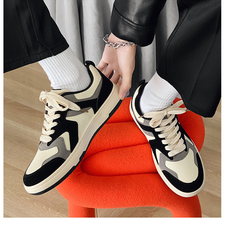 Chaussures en toile pour hommes, chaussures tendance et polyvalentes, chaussures de planche respirantes pour étudiants, version coréenne, chaussures en tissu d'hiver, chaussures décontractées, 2024_voghion.com