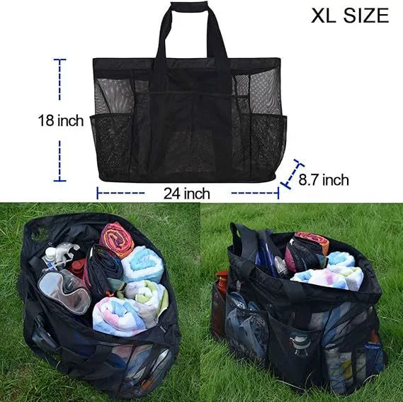 Пляжная вместительная игрушка на молнии, дорожная organizer bag для кемпинга