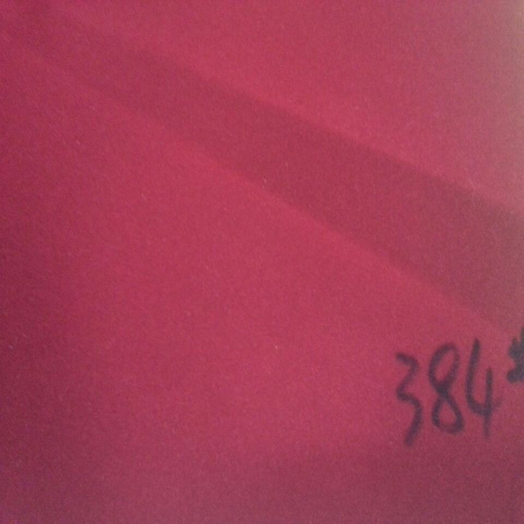 植绒布 大红色尼龙底尼龙毛绒布 圣诞礼品植绒布料