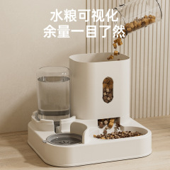 宠物自动喂食器饮水一体狗碗猫碗双碗食盆饭碗大容量猫咪宠物用品
