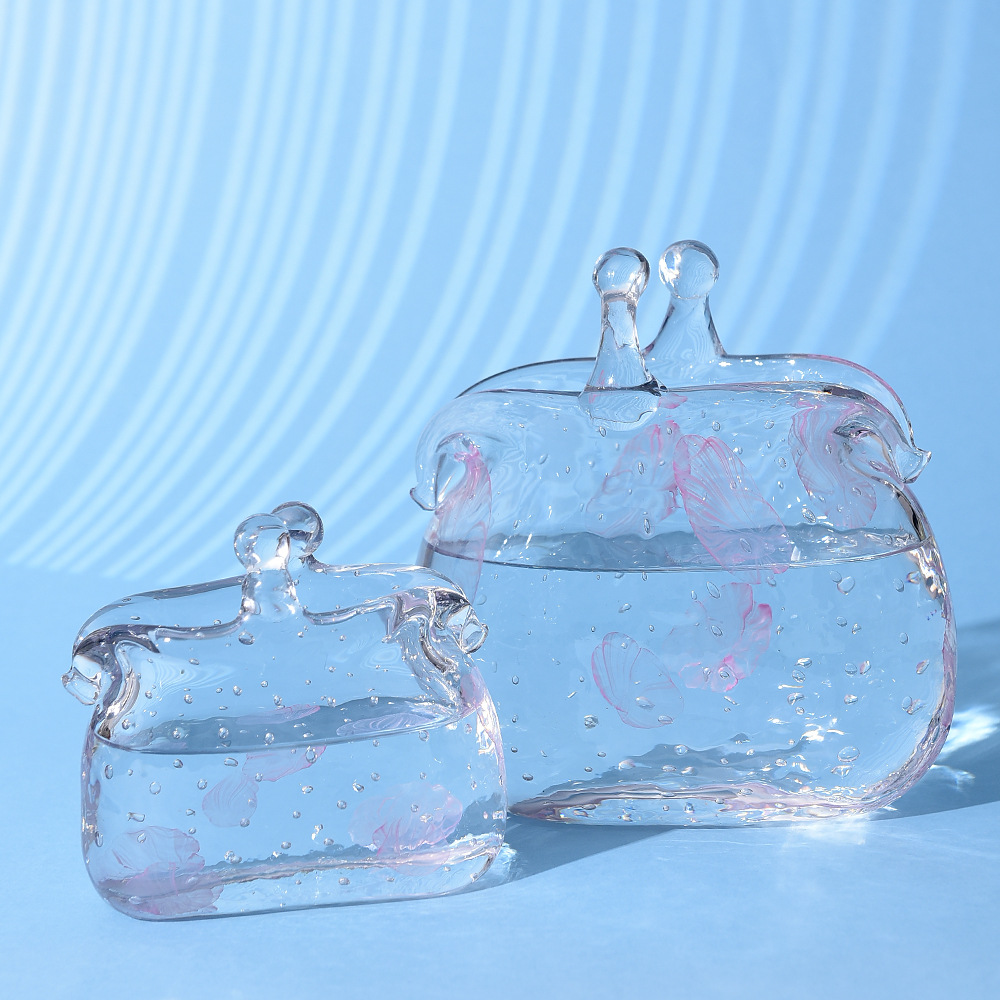 New petals glazed flower bottle living room decorative product…