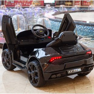 遙控兒童電動車四輪寶寶搖擺汽車男女玩具車小孩0-6歲法拉利童車