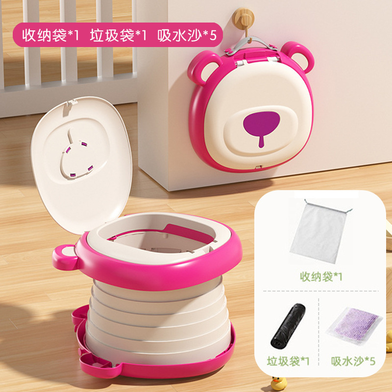 Inodoro plegable para niños, orinal portátil, urinario, niño, bebé, inodoro pequeño, inodoro de coche