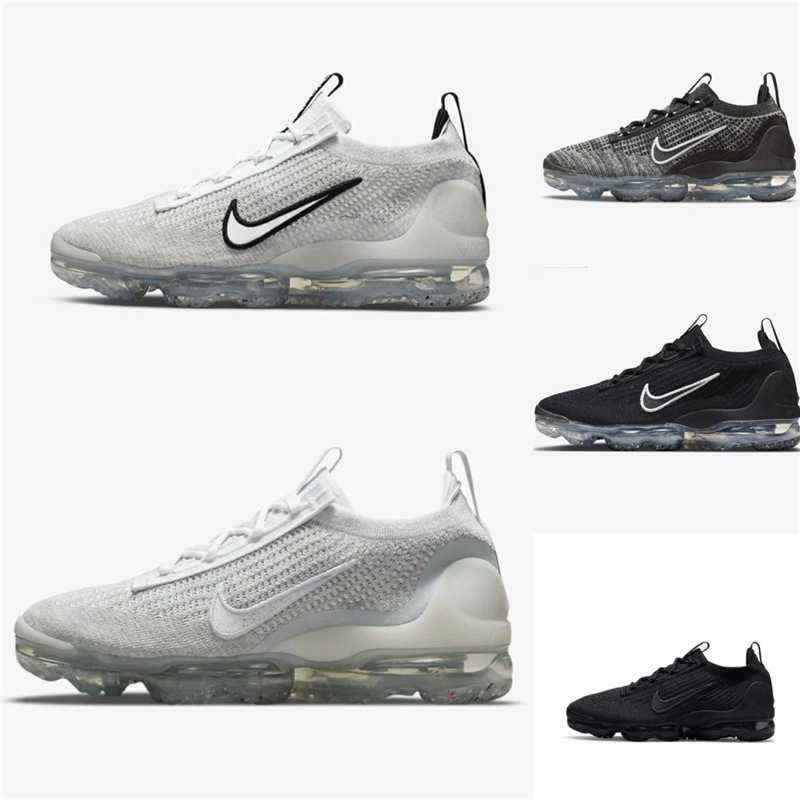 Pure Original New Men's Shoes Vapormax Full Palm Breathable 2021 Flying Line Air Cushion Shoes Cushioning Casual Sports Running Shoes