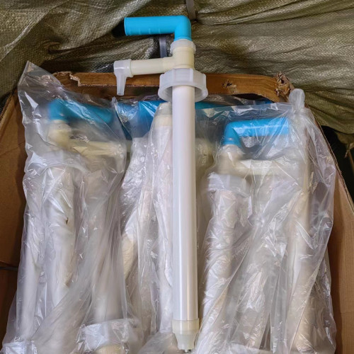 Plastic syringe pump head stack drum oil suction oil tube chemical oil pump manual plastic oil siphon wholesale