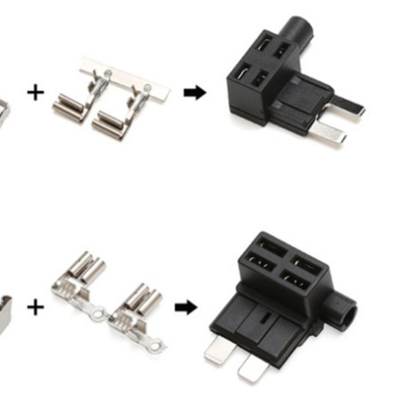 厂家现货直接改装车取电器五金汽车保险盒取插头接地线配件连接器