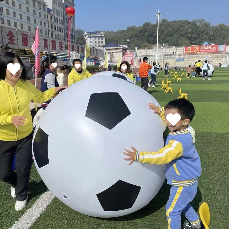 X1F Super Large Inflatable Football Outdoor Beach Ball Water Park Popular Football Kindergarten Game Team Building Props