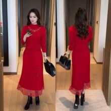 8588�ӽq�߶˚��|�¿ů�B��ȹ��Ů2024�ﶬ���ȴ���ë���Lȹ