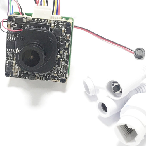 High-definition video and audio intercom remote monitoring camera with SD card slot, 4G network camera, industrial module