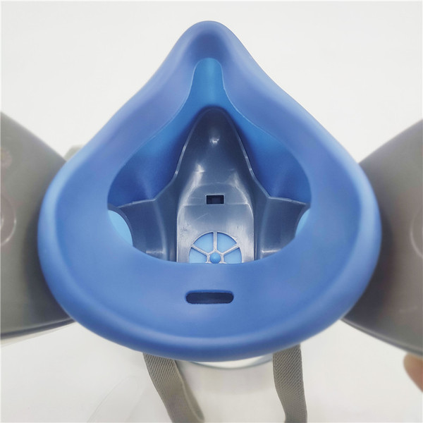 7502 Gas Mask Silicone Dust-proof Half Mask Spray Paint Decoration…