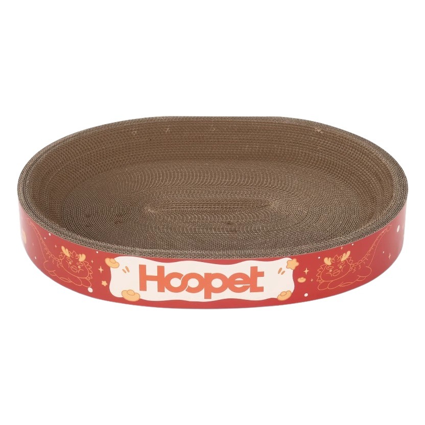 Año nuevo gato tablero del rasguño nido resistente al desgaste no chip gato nido integrado papel corrugado ronda gato rasguño cuenca de gran tamaño gato pulido garra