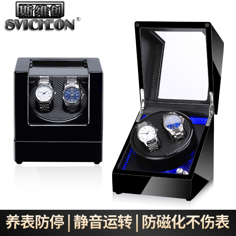 High-Gloss Lacquer Watch Winder Automatic Watch Box Business Watch Winder Collection Maintenance Home Packaging Box Jewelry Storage