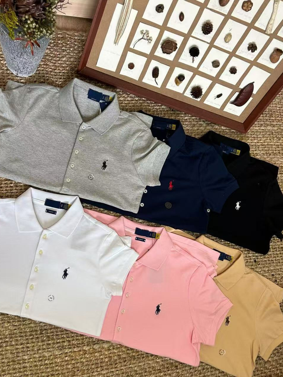 貿易注文/スキャン可能 スカッジレベル ラフ5つボタン 半袖Tシャツ レディース POLOシャツ スリムフィット