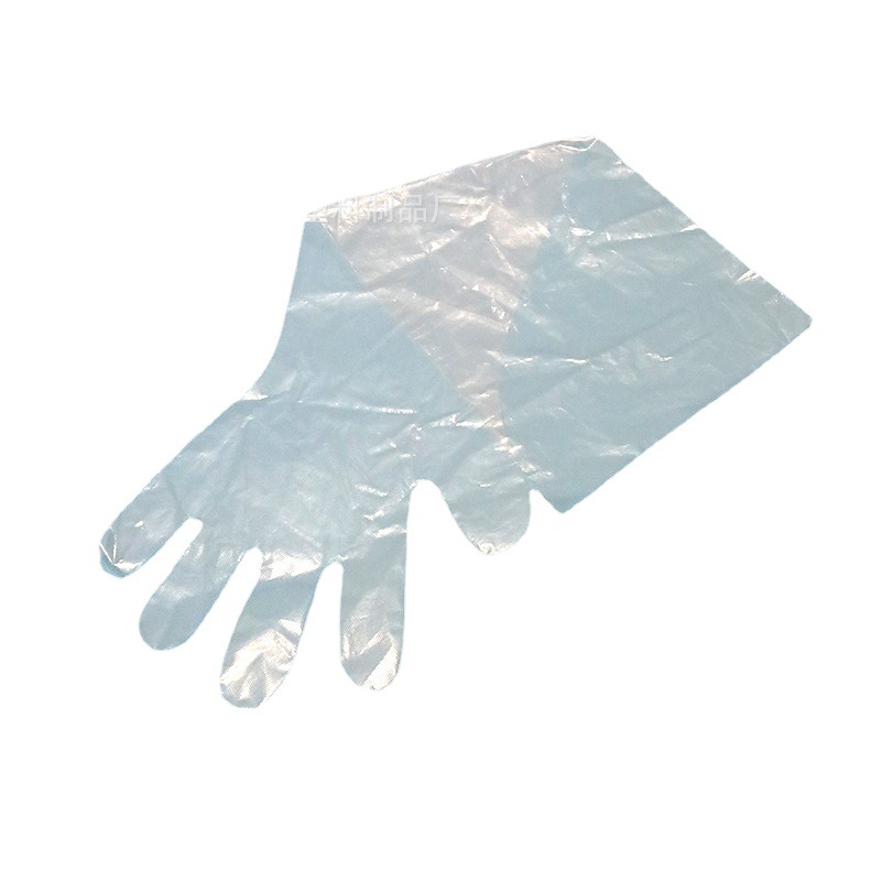 Waterproof disposable plastic non-slip gloves