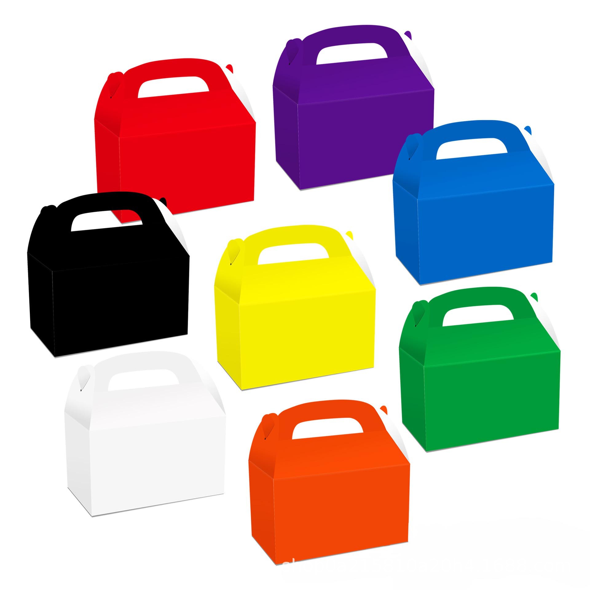 Cajas de papel de color sólido prefabricadas, cajas para pasteles, cajas de regalo de cartulina blanca, cajas de papel kraft, cajas de regalo, cajas para dulces