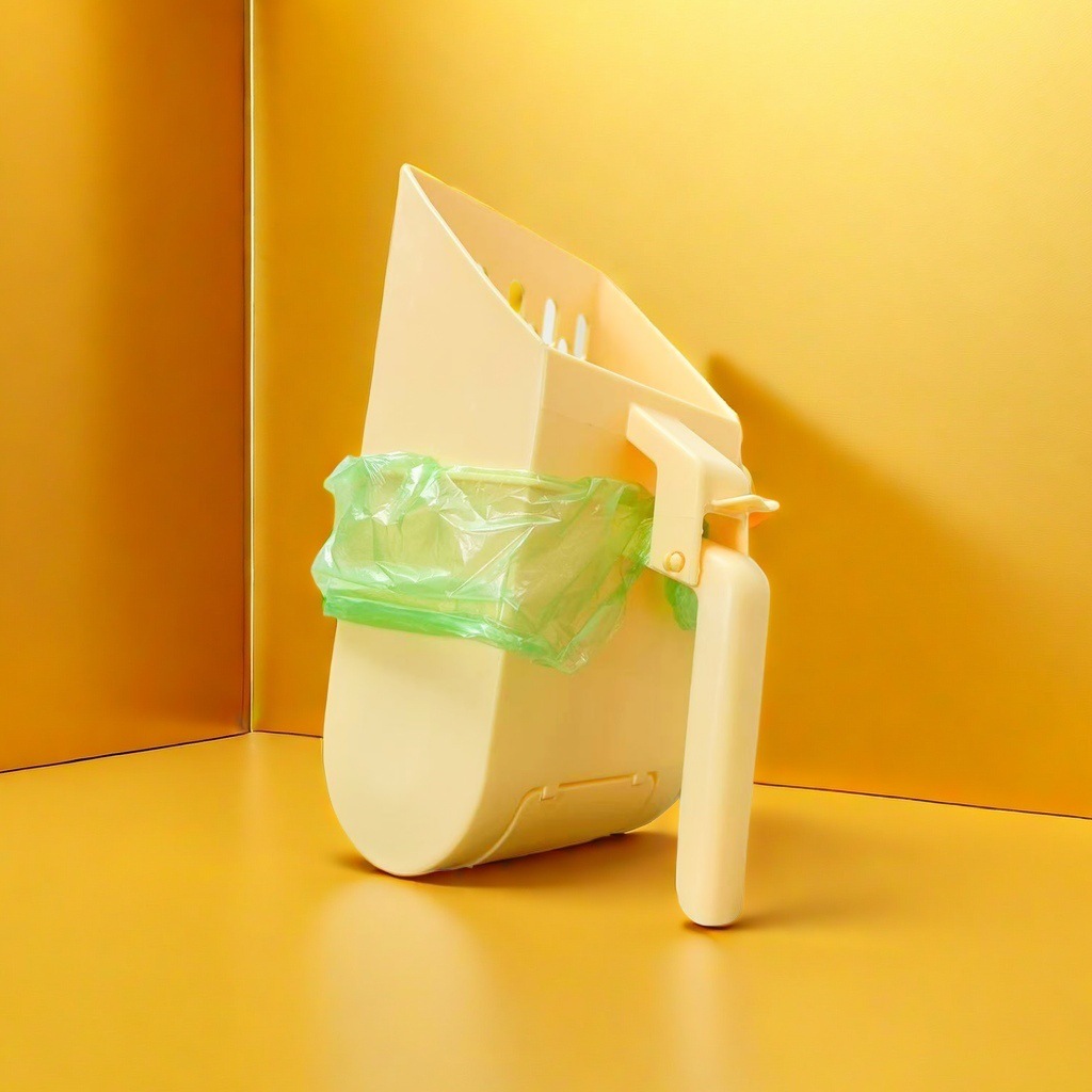 다기능 고양이 쓰레기 국자 [노란색]