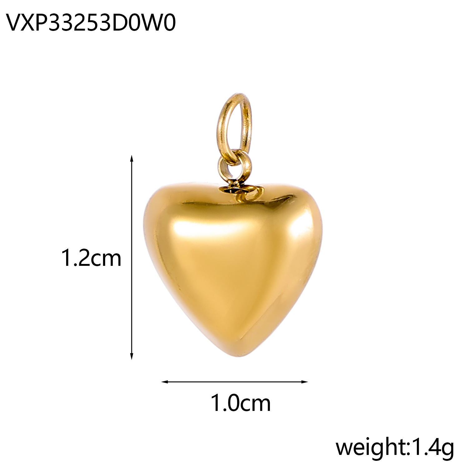 4g Weight Pendant, Chain Jewelry Making Type Diameter 10mm Jewelry Making Size DIY Jewelry Accessories Classification 1 Piece Quantity 304 Stainless Steel Material Heart Shape Pattern Plating Design Simple Style Style 1 Piece Diameter 10mm 304 Stainless Steel Heart Shape Pendant Chain 5