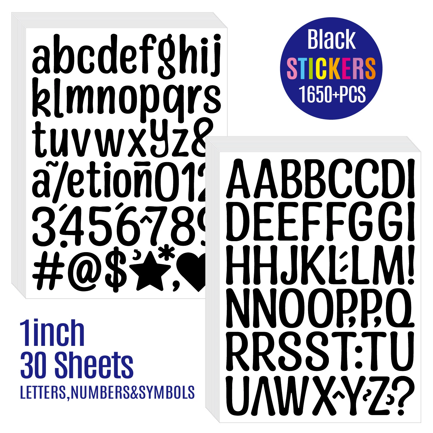 1-дюймовый буквенная наклейка художественное тело в твердом переплете для мобильного телефона чехол для воды чашка для большого живота diy буквенная цифровая наклейка