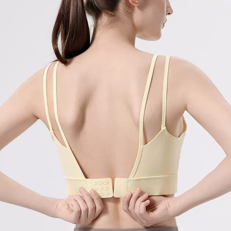 一体式运动内衣女防震防下垂高强度专业瑜伽背心跑步健身文胸美背