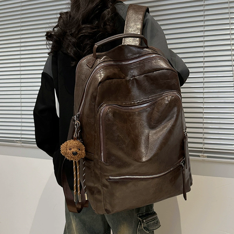Емкий рюкзак, ретро наплечная сумка, универсальный ноутбук, дорожная сумка