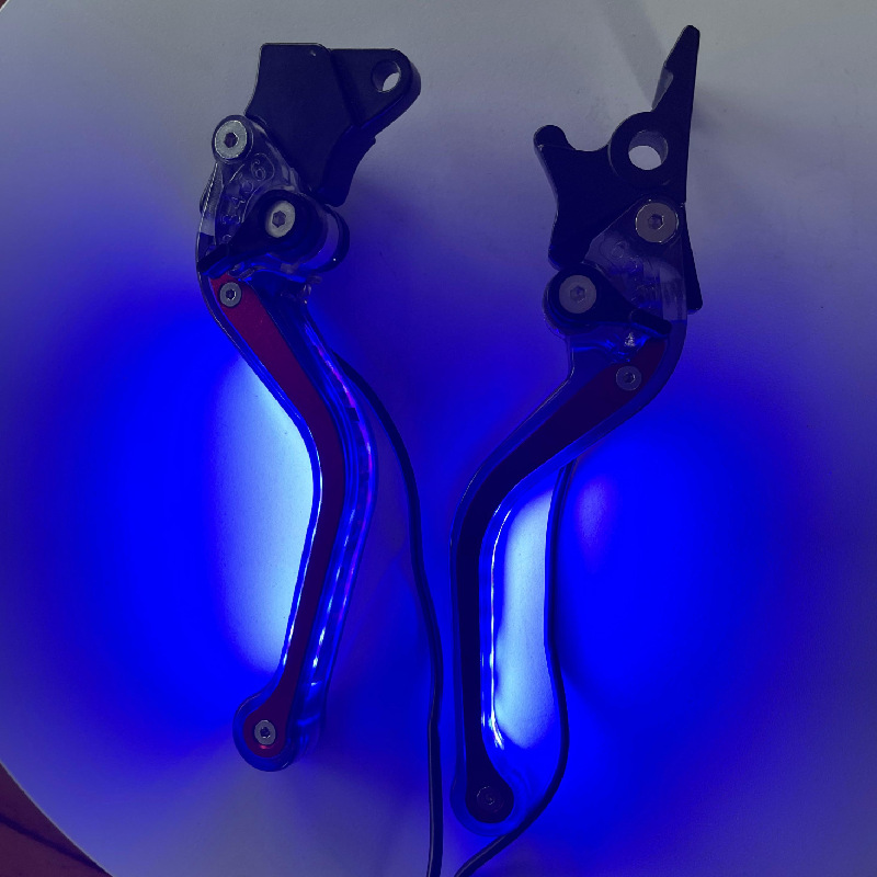 Motorcycle and Electric Vehicle Accessories Modified Led Lights, Horn, Front Disc Brake, Rear Drum Brake, 6-Speed Handle, Brake and Clutch Handle, Cross-Border