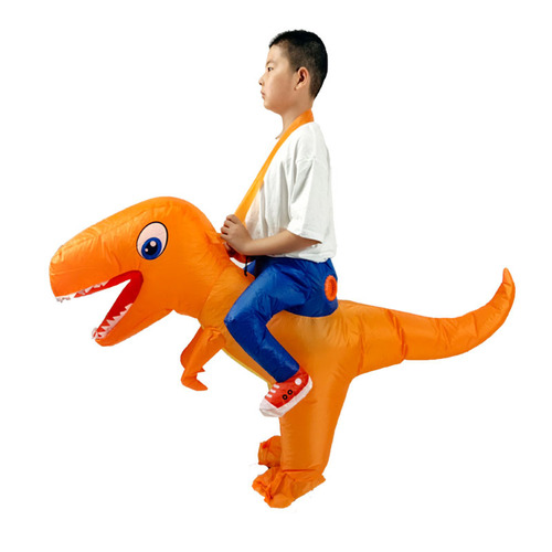 Funny props cartoon mount dinosaur costume costume Halloween children's T-Rex inflatable riding dinosaur costume