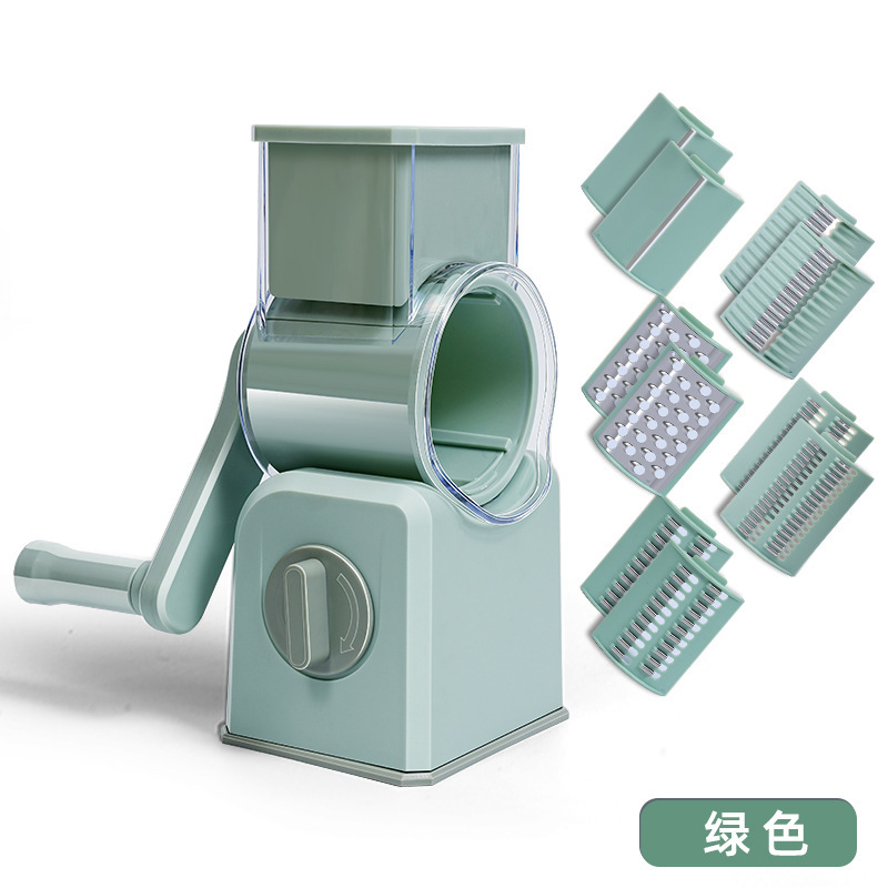 クロスボーダー専用ドラム野菜切り神器千切り器ジャガイモ削り器野菜の千切り糸の手回し多機能野菜切り器|undefined